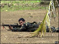 Troops in the southern Philippines